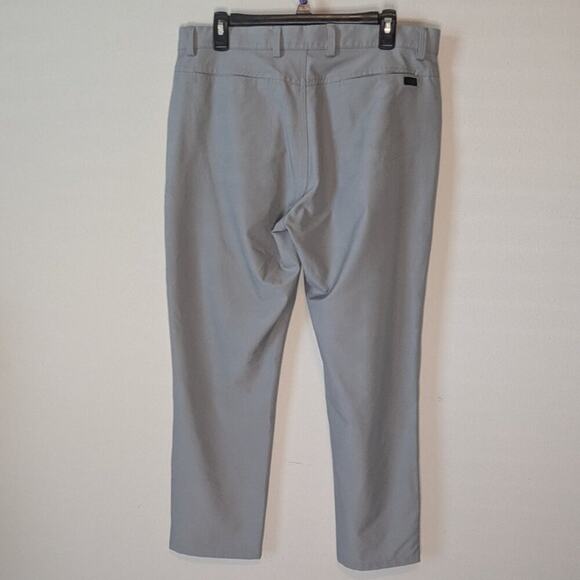 Greg Norman Golf Pants | Size 34x30 | Light Grey Moisture-Wicking Athletic Fit - Picture 3 of 10